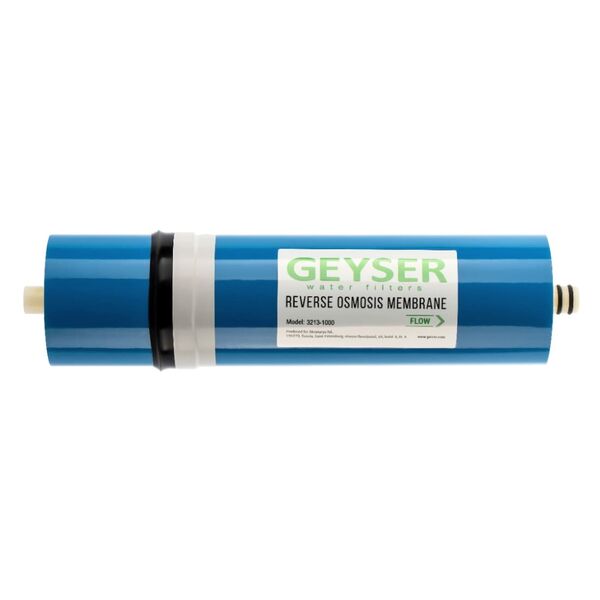 Мембрана обратного осмоса Geyser 3213-1000 GPD, Типоразмер: 3012 / 3213, Температура воды: до +40 °C, Галлон / сутки (GPD): 1000, Тонкость очистки: 0,0001 мкм