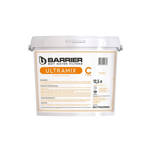 Фильтрующий наполнитель Барьер Ultramix C 12,5 л (ведро)